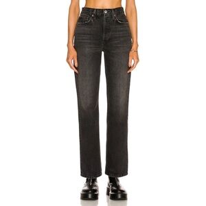NWT RE/DONE 70s Bootcut Jeans in Black Size 25